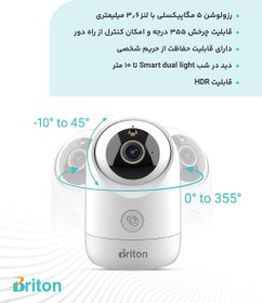 تصویر دوربین‌ چرخشی برایتون IOT65P12M