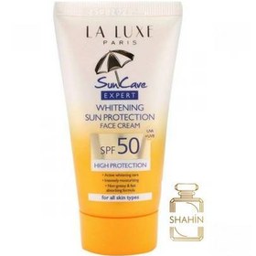 تصویر کرم ضدآفتاب روشن کننده بی رنگ لالوکس مناسب پوست چرب La Luxe Whitening Sun Protection Oily Skin 