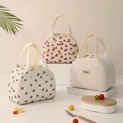 تصویر کیف غذا طرح دار 