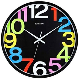 تصویر ساعت ریتم دیواری مدل RHYTHM WALL CLOCK CMG589BR76 