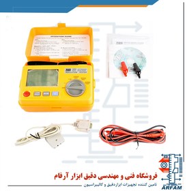 تصویر تستر مقاومت عایق دیتالاگر 1KV مدل TES-1604 ساخت TES تایوان Data logging Insulation tester model TES-1604