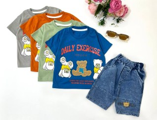 تصویر تیشرت شلوارک لی 3خرس 