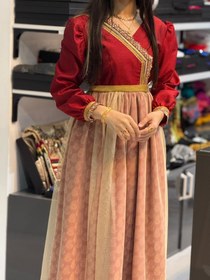 تصویر پیراهن مدل ترمه کد 100395 