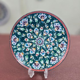 تصویر بشقاب میناکاری باغ گل ویکتوریا 