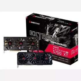 تصویر کارت گرافیک بایواستار مدل RX5700XT ظرفیت 8 گیگابایت BIOSTAR RX5700XT 8GB DDR6 