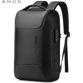 تصویر کوله پشتی چرم ضد سرقت لپ تاپ 15.6 اینچ یو اس بی دار بنج Bange BG-6622 Tas Laptop Backpack Kulit Sapi Asli 15.6 Inch 