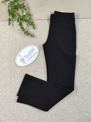 تصویر شلوار مشکی دمپا راسته سورن 