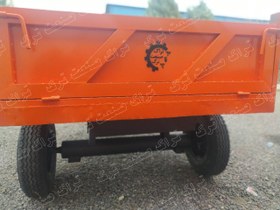 تصویر تریلی تراکتور دو چرخ 3.5 تن جک دار 2wheel Hydraulic Tractor Trailer