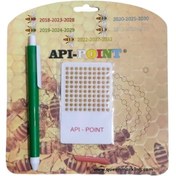 تصویر پلاک ملکه فلزی ( رنگ زرد) 