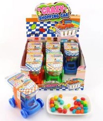 تصویر ماشین خوراکی آبنبات crazy shopping cart 