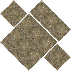 تصویر رانر رومیزی مخمل ست ۴ تکه رنس مدل S31-42512 