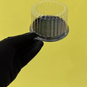 تصویر طلق کاپ کیک مینی کف مشکی 