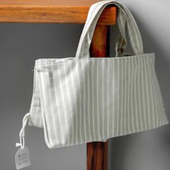 تصویر ساک پارچه‌ای مدل راه راه آشپزخانه نمک 