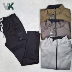 تصویر گرمکن و شلوار مردانه طوسی کد ۴۵۵۴ بسته ۲ عددی 