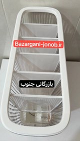 تصویر جا حبوبات و جای برنج 6 خانه وارداتی اکرولیک نشکن وارداتی