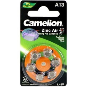 تصویر باتری سمعک کملیون شماره 13 Camelion zinc air NO.13