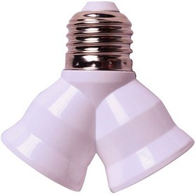 تصویر تبدیل سرپیچ 2 تایی ا socket lamp holder socket lamp holder