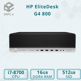 تصویر مینی کیس استوک اچ پی HP EliteDesk G4 800 - Cpu i7 8700 + Ram 16GB DDR4 + SSD 512GB CPU i7 8700 3.2 GHz + Ram 16 GB DDR4