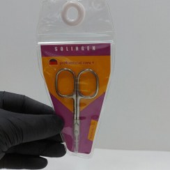 تصویر قیچی مانیکور زولینگن با تیغه باریک فولادی مدل S120 