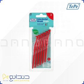 تصویر Angle 0.5_ red - tepe - مسواک بین دندانی تپه انگل سایز 2 