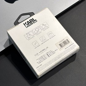 تصویر کیس ایرپاد 3 KARL LAGERFELD صورتی 