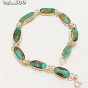 تصویر دستبند دست ساز فیروزه (کد 3005) 