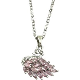 تصویر گردنبند جواهری قو 