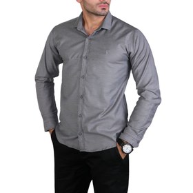 تصویر پیراهن مردانه ساده بلند پولو نوک مدادی 