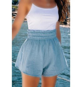 تصویر شلوارک زنانه کاپشی مدل C80016 cupshe 80016