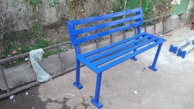 تصویر نیمکت پارکی فلزی کد 1013 