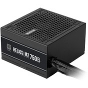 تصویر پاور کامپیوتر گیم دیاس مدل HELIOS M2-750B ظرفیت ۷۵۰ وات ۸۰ پلاس نقره‌ای 