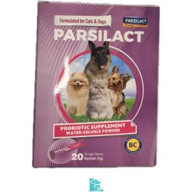 تصویر پودر پروبیتیک سگ و گربه پرسا – سلامت دستگاه گوارش و تقویت ایمنی 