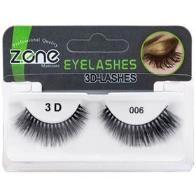 تصویر مژه مصنوعی سه بعدی 001 زد.وان Z.ONE 3D-001 False Eye Lashes