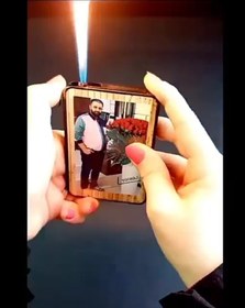 تصویر جاسیگاری فندک دار 