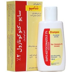 تصویر شامپو کتوکونازول ۲ درصد ساپونین ۱۰۰ میلی لیتر Saponine Ketoconazole 2% Shampoo 100ml