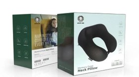 تصویر بالشتک پشت گردنی فوم گرین لاین مدل gnmefmneck Green Lion Memory Foam Neck Pillow gnmefmneck