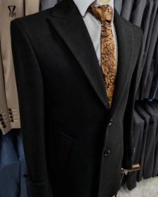 تصویر نیم پالتو مشکی 