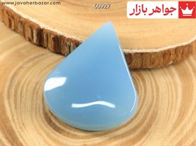 تصویر نگین عقیق آبی کد 60927 