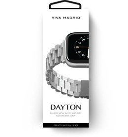 تصویر بند اپل واچ ویوا مادرید استیل نقره ای (Viva Madrid Dayton Watch Band) 