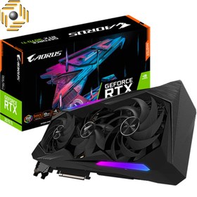 تصویر کارت گرافیک گیگابایت LHR RTX 3070 Ti MASTER حافظه 8GB Gigabyte AORUS GeForce RTX 3070 Ti MASTER 8G LHR Graphics Card