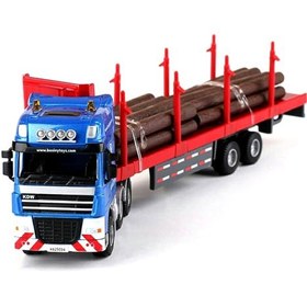 تصویر ماکت فلزی تریلی چوب بر کا دی وی KDW Log Transporter 1/50 