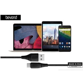 تصویر کابل تبدیل USB به USB-C بیاند مدل BA-306 طول 1 متر کابل تبدیل USB to Type-C