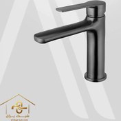 تصویر شیر روشویی البرز روز مدل مرداس کروم مات 