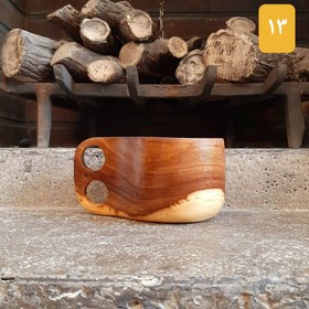 تصویر 1 عدد لیوان چوبی کوکسا کد 213 