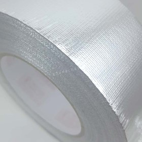 تصویر چسب نواری آلومینیوم الیاف دار ۵۰ یارد ۵ سانت Aluminum tape