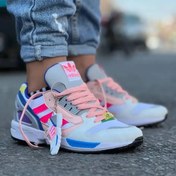 تصویر کتانی zx8000 اتمس سفید صورتی سایز ۴۲ و ۴۴ 