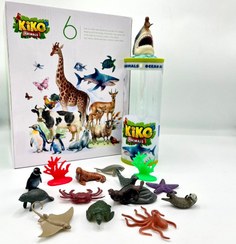 تصویر فیگور حیوانات دریایی طرح استوانه ای کد HY4315B 