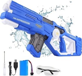 تصویر تفنگ آبپاش رگباری شارژی مخزن 700 میلی برد 12 متری مدل M9 ELECTRIC WATER GUN