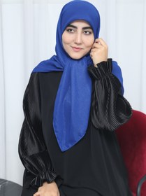 تصویر روسری کرپ لمه - آجری 