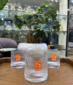 تصویر شات 6 تایی ته صاف طرح راه راه 190مل DELI191458 